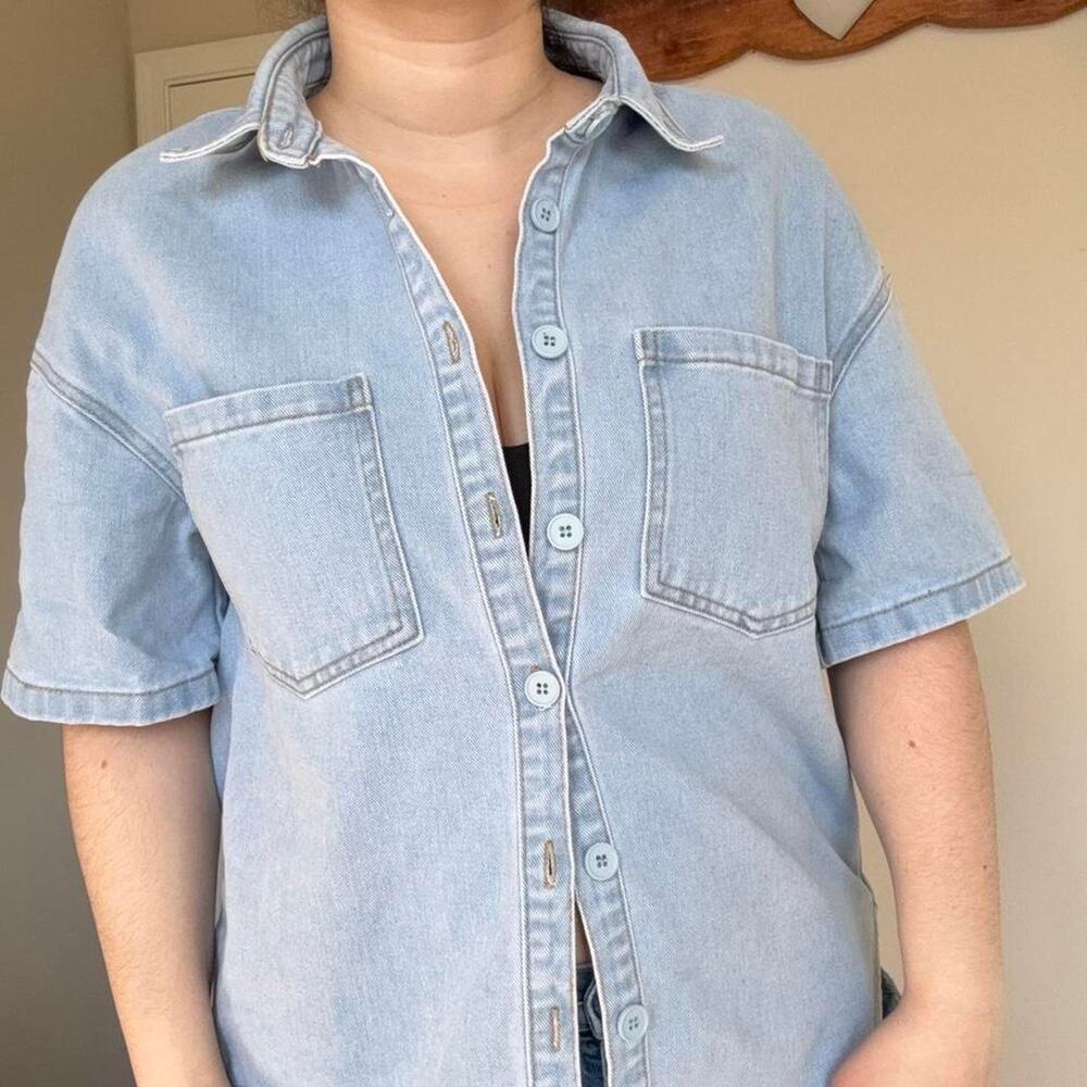 Pretty little thing blue denim